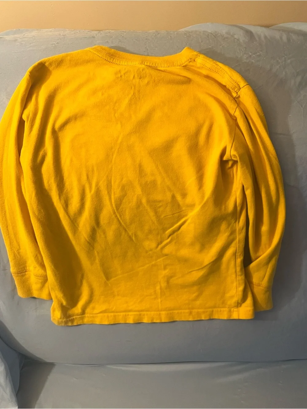 Aeropostale Yellow PS Graphic Long-Sleeve Tee